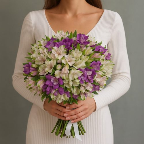 Букет «Фиалковое вдохновение»