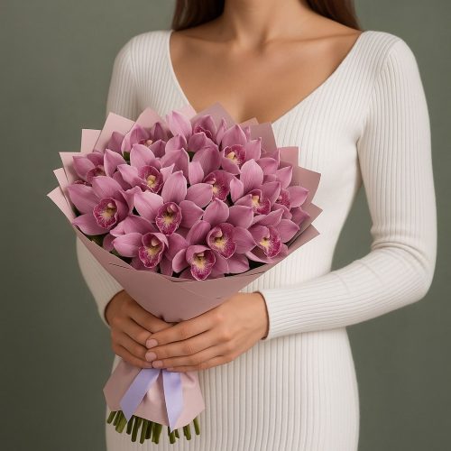 Букет «Очаровательные орхидеи»